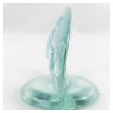 FENTON 5" Opaline Oval "Authentic Fenton Handmade" Logo Shelf Display Sign.