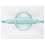 FENTON 5" Opaline Oval "Authentic Fenton Handmade" Logo Shelf Display Sign.