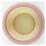 FENTON Burmese Sparkling Gold & Iced Hand painted Vanity Set. -Trinket Box, Perfume Bottle. ***LIMITED EDITION #884/2000 -Estimated Replacement Value $500***