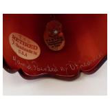 1995 FENTON 6.5" Mary Gregory "Butterfly Delight" Bell (Handle has broken off)