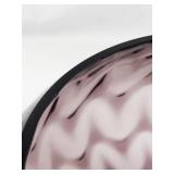 1982 FENTON 10" Amethyst Sculptured Ice Optic Sphere Vase.