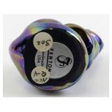 FENTON 3" Plum Carnival Miniature Bunny Figurine.