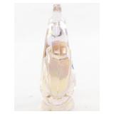 FENTON Pink Iridescent Rooster Figurine. (Has Original Box).