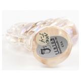 FENTON Pink Iridescent Rooster Figurine. (Has Original Box).