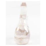 FENTON Pink Iridescent Bunny Figurine. (Has Original Box)