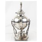 Vintage WM Rogers Silver Company Tea Pot with Warmer & Stand