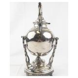 Vintage WM Rogers Silver Company Tea Pot with Warmer & Stand