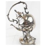 Vintage WM Rogers Silver Company Tea Pot with Warmer & Stand