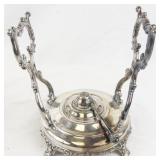 Vintage WM Rogers Silver Company Tea Pot with Warmer & Stand