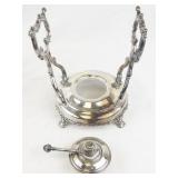 Vintage WM Rogers Silver Company Tea Pot with Warmer & Stand