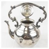 Vintage WM Rogers Silver Company Tea Pot with Warmer & Stand