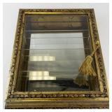 HORCHOW CREAZIONI ARTISTICHE Gold Tone Decorative Wall Mounted Display Cabinet