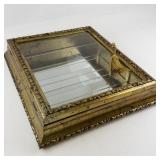 HORCHOW CREAZIONI ARTISTICHE Gold Tone Decorative Wall Mounted Display Cabinet