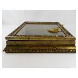 HORCHOW CREAZIONI ARTISTICHE Gold Tone Decorative Wall Mounted Display Cabinet