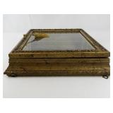 HORCHOW CREAZIONI ARTISTICHE Gold Tone Decorative Wall Mounted Display Cabinet