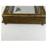 HORCHOW CREAZIONI ARTISTICHE Gold Tone Decorative Wall Mounted Display Cabinet