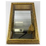 HORCHOW CREAZIONI ARTISTICHE Gold Tone Decorative Wall Mounted Display Cabinet