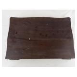 Vintage Community Wood Silverware Chest with Red Velvet Interior