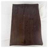 Vintage Community Wood Silverware Chest with Red Velvet Interior