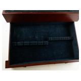 Wallace Silversmiths 2 Drawer Wood Flatware Chest