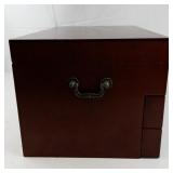 Wallace Silversmiths 2 Drawer Wood Flatware Chest