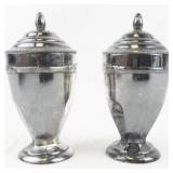 Vintage Silver Plated Salt & Pepper Shakers