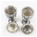 Vintage Silver Plated Salt & Pepper Shakers