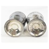 Vintage Silver Plated Salt & Pepper Shakers