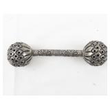 Vintage Omani Sterling Silver Baby Rattle. 16.3 Grams!!!