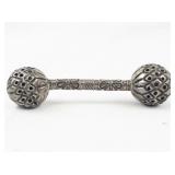 Vintage Omani Sterling Silver Baby Rattle. 16.3 Grams!!!