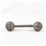 Vintage Omani Sterling Silver Baby Rattle. 16.3 Grams!!!