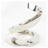 DANSK Designs Silver Tone Spiral Candle Holder