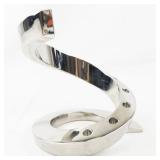 DANSK Designs Silver Tone Spiral Candle Holder
