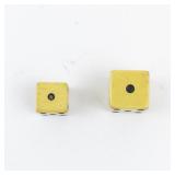 Set of 2 Vintage Standard Six Sided Dice