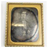 Group of 3 Antique Daguerreotype Portraits & Frames
