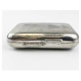 Vintage Metal Silver Tone Cigarette Case