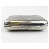 Vintage Metal Silver Tone Cigarette Case