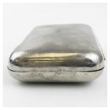Vintage Metal Silver Tone Cigarette Case