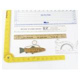 Set of Eight Ruler Collection