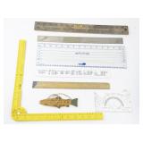 Set of Eight Ruler Collection