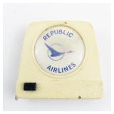 Vintage Republic Airlines Mini Tape Measure