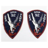 92 SHIP / Sea Hawk Fabric Patch