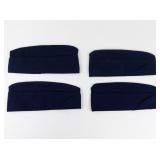 Group of 4 Military Blues Caps