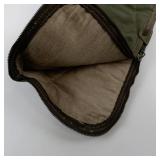 Vintage Green Leather Gun Sleeve