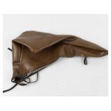 Brown Leather Bicycle Seat Cover