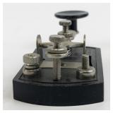 Black Telegraph Morse Code Transmitter