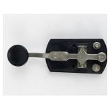 Black Telegraph Morse Code Transmitter