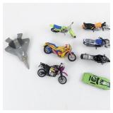 Group of Eight Toy Cars