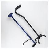 Group of 2 Black & Blue Adjustable Walking Canes