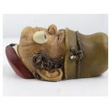 BLOSSONS "Paddy"  Chalkware Head Wall Hanging -Congleton England